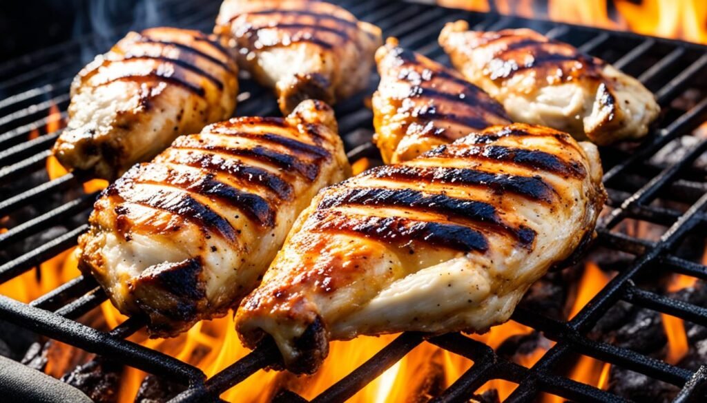 how to cook chicken legs on the grill